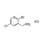 (2-Bromo-5-chloro-3-pyridyl)methanamine Hydrochloride