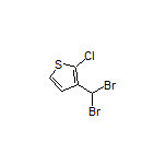 2-Chloro-3-(dibromomethyl)thiophene