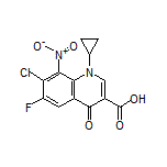 7-Chloro-1-cyclopropyl-6-fluoro-8-nitro-4-oxo-1,4-dihydroquinoline-3-carboxylic Acid