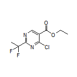 Ethyl 4-Chloro-2-(1,1-difluoroethyl)pyrimidine-5-carboxylate