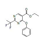 Ethyl 2-(1,1-Difluoroethyl)-4-phenoxypyrimidine-5-carboxylate