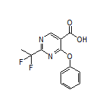 2-(1,1-Difluoroethyl)-4-phenoxypyrimidine-5-carboxylic Acid