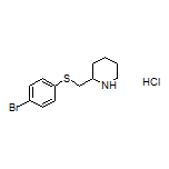 2-[[(4-Bromophenyl)thio]methyl]piperidine Hydrochloride