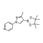 3-Methyl-1-(4-pyridyl)-1H-pyrazole-4-boronic Acid Pinacol Ester