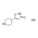 5-(4-Piperidyl)isoxazol-3(2H)-one Hydrobromide