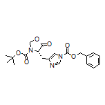 (S)-3-Boc-4-[(1-Cbz-4-imidazolyl)methyl]-5-oxooxazolidine