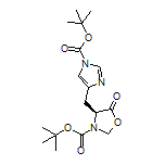 (S)-3-Boc-4-[(1-Boc-4-imidazolyl)methyl]-5-oxooxazolidine