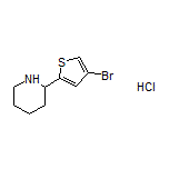 2-(4-Bromo-2-thienyl)piperidine Hydrochloride