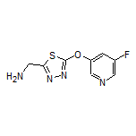 [5-[(5-Fluoro-3-pyridyl)oxy]-1,3,4-thiadiazol-2-yl]methanamine