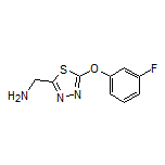 [5-(3-Fluorophenoxy)-1,3,4-thiadiazol-2-yl]methanamine