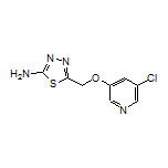 5-[[(5-Chloro-3-pyridyl)oxy]methyl]-1,3,4-thiadiazol-2-amine