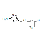 5-[[(5-Chloro-3-pyridyl)oxy]methyl]thiazol-2-amine