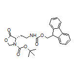 (S)-3-Boc-4-[2-(Fmoc-amino)ethyl]-5-oxooxazolidine