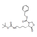 (S)-3-Cbz-4-[4-(Boc-amino)butyl]-5-oxooxazolidine