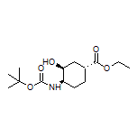 Ethyl (1R,3S,4R)-4-(Boc-amino)-3-hydroxycyclohexanecarboxylate