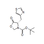 (S)-3-Boc-5-oxo-4-(thiazol-4-ylmethyl)oxazolidine