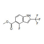 Methyl 4-Fluoro-2-(trifluoromethyl)indole-5-carboxylate