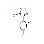 3-Chloro-4-(4-fluoro-2-methylphenyl)-1,2,5-thiadiazole