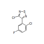 3-Chloro-4-(2-chloro-5-fluorophenyl)-1,2,5-thiadiazole