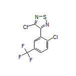 3-Chloro-4-[2-chloro-5-(trifluoromethyl)phenyl]-1,2,5-thiadiazole