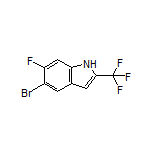 5-Bromo-6-fluoro-2-(trifluoromethyl)indole