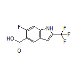 6-Fluoro-2-(trifluoromethyl)indole-5-carboxylic Acid