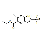 Ethyl 6-Fluoro-2-(trifluoromethyl)indole-5-carboxylate