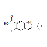 5-Fluoro-2-(trifluoromethyl)indole-6-carboxylic Acid