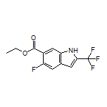 Ethyl 5-Fluoro-2-(trifluoromethyl)indole-6-carboxylate