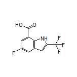 5-Fluoro-2-(trifluoromethyl)indole-7-carboxylic Acid