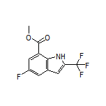 Methyl 5-Fluoro-2-(trifluoromethyl)indole-7-carboxylate