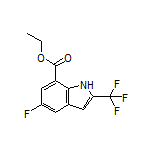 Ethyl 5-Fluoro-2-(trifluoromethyl)indole-7-carboxylate