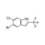 5-Bromo-6-chloro-2-(trifluoromethyl)indole