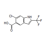 6-Chloro-2-(trifluoromethyl)indole-5-carboxylic Acid