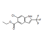 Ethyl 6-Chloro-2-(trifluoromethyl)indole-5-carboxylate