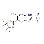 6-Chloro-2-(trifluoromethyl)indole-5-boronic Acid Pinacol Ester