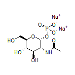 Sodium (2R,3R,4R,5S,6R)-3-Acetamido-4,5-dihydroxy-6-(hydroxymethyl)tetrahydro-2H-pyran-2-yl Phosphate