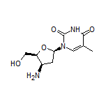 1-[(2R,4R,5S)-4-Amino-5-(hydroxymethyl)tetrahydrofuran-2-yl]-5-methylpyrimidine-2,4(1H,3H)-dione