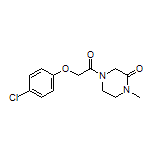 4-[2-(4-Chlorophenoxy)acetyl]-1-methylpiperazin-2-one