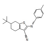 6-(tert-Butyl)-2-[(4-methylbenzylidene)amino]-4,5,6,7-tetrahydrobenzo[b]thiophene-3-carbonitrile