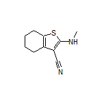 2-(Methylamino)-4,5,6,7-tetrahydrobenzo[b]thiophene-3-carbonitrile