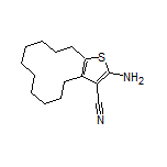 2-Amino-4,5,6,7,8,9,10,11,12,13-decahydrocyclododeca[b]thiophene-3-carbonitrile