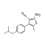 2-Amino-4-(4-isobutylphenyl)-5-methylthiophene-3-carbonitrile