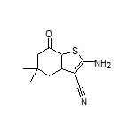 2-Amino-5,5-dimethyl-7-oxo-4,5,6,7-tetrahydrobenzo[b]thiophene-3-carbonitrile