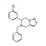 5-Benzyl-6-(3-chlorophenyl)-4,5,6,7-tetrahydropyrazolo[1,5-a]pyrazine