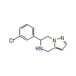 6-(3-Chlorophenyl)-4,5,6,7-tetrahydropyrazolo[1,5-a]pyrazine