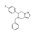 5-Benzyl-6-(4-fluorophenyl)-4,5,6,7-tetrahydropyrazolo[1,5-a]pyrazine