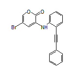 5-Bromo-3-[[2-(phenylethynyl)phenyl]amino]-2H-pyran-2-one