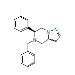 (S)-5-Benzyl-6-(m-tolyl)-4,5,6,7-tetrahydropyrazolo[1,5-a]pyrazine