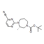 (S)-2-(4-Boc-2-methyl-1,4-diazepan-1-yl)pyrimidine-4-carbonitrile